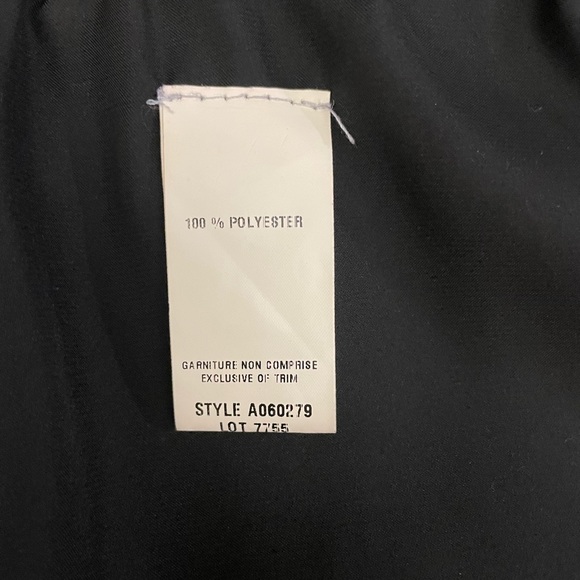 Jacob over the knees black satin skirt. - Picture 3 of 3